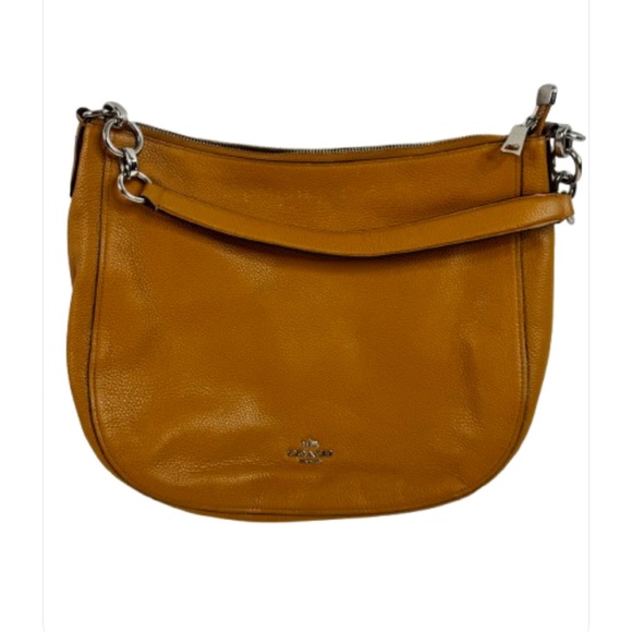 Coach Pebbled Leather Hobo Bag - Picture 1 of 7
